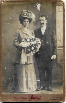 Poroka Geržina Janez in Kovač Marija v Mariboru ok. 1900